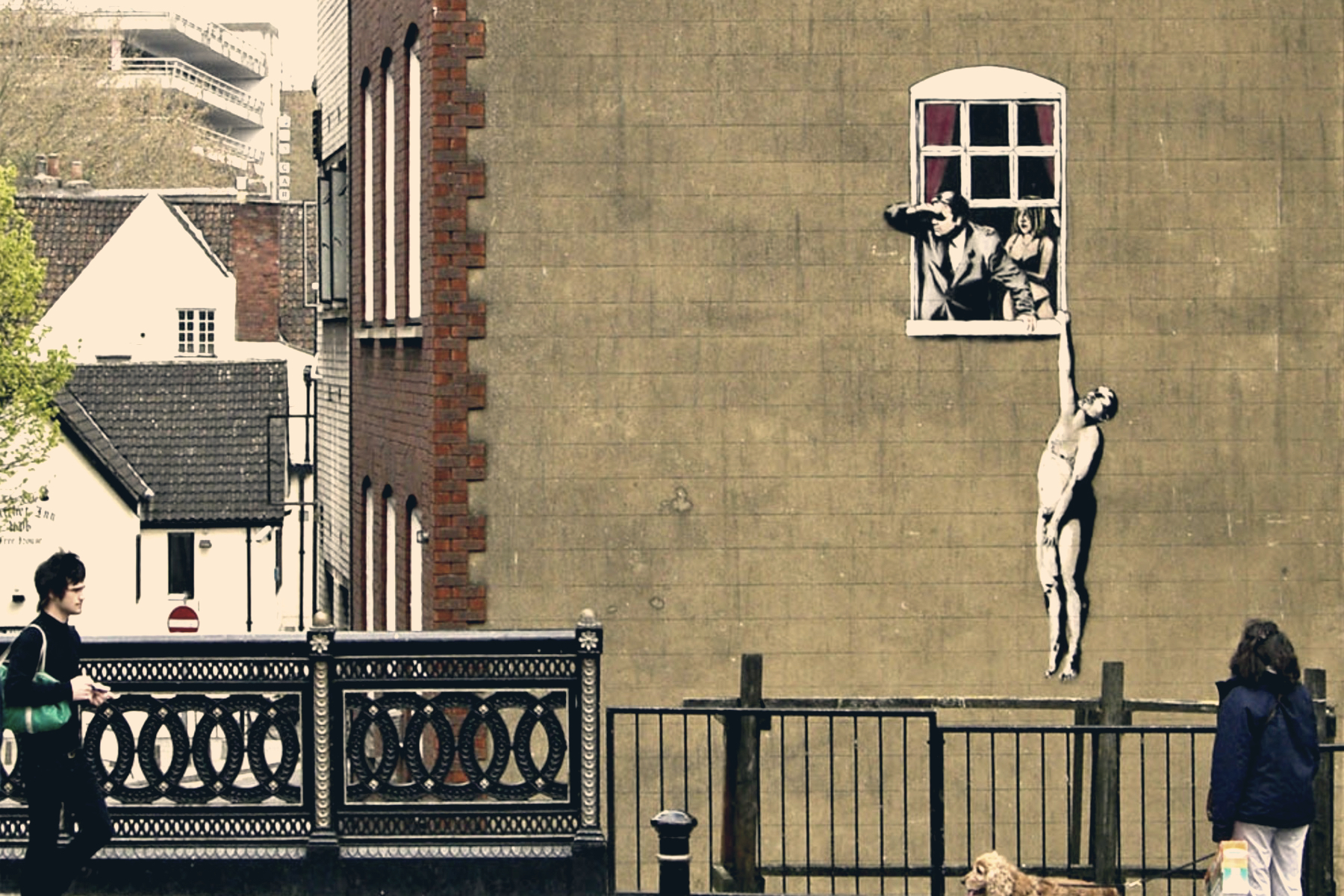 Αυθεντικός Banksy, δημοπρατείται μαζί με το κτίριο