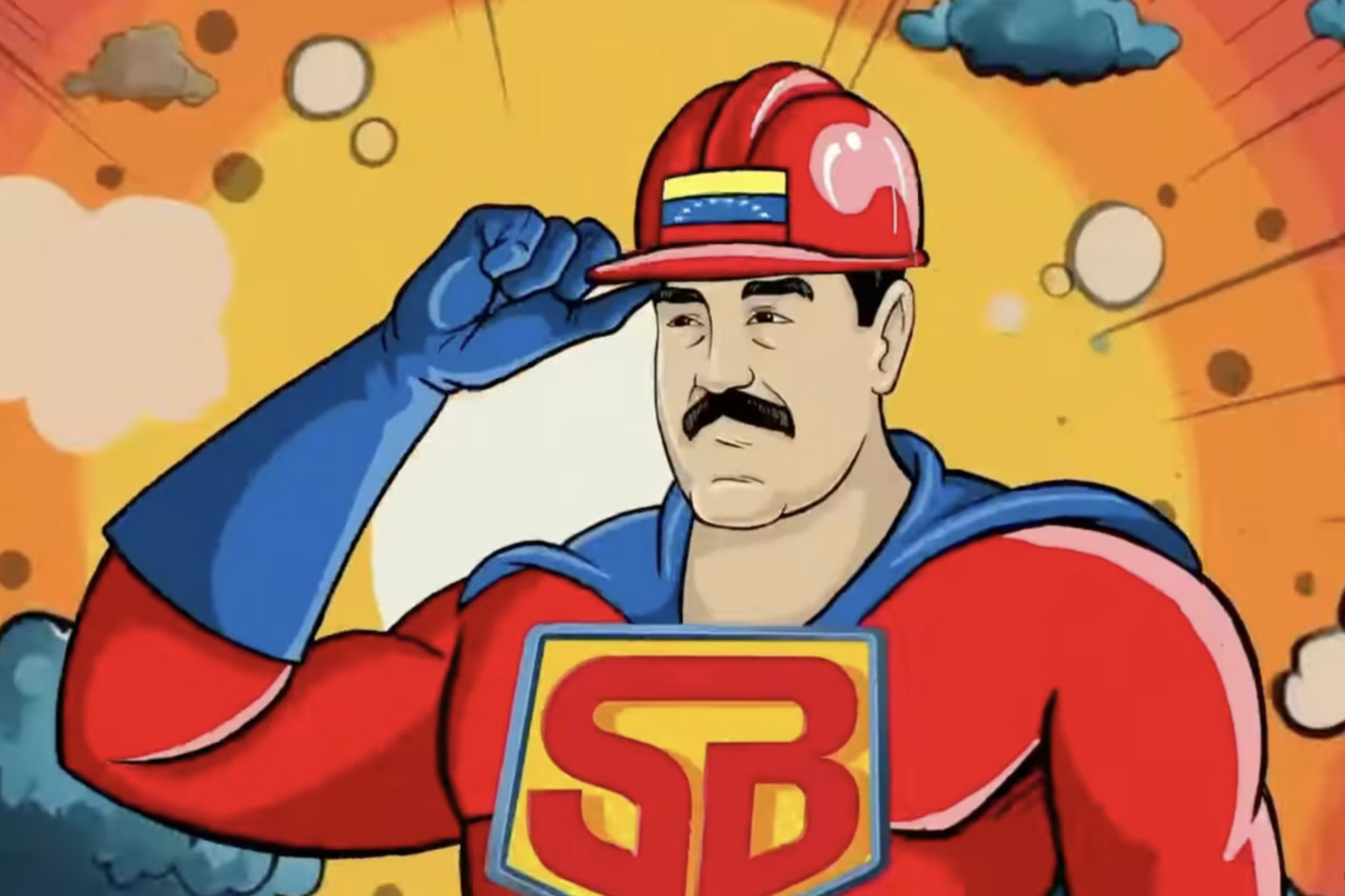 Ο Μαδούρο φορά την μπέρτα του αλλά δεν μπορεί να πετάξει